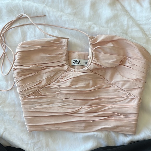 NWOT Zara Draped Top, Limited Edition, Size XS - Picture 2 of 2